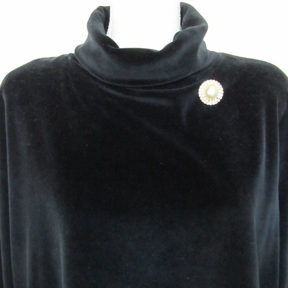 Vintage White Pearl and White Crystals Round Pin Brooch - Picture 6 of 12